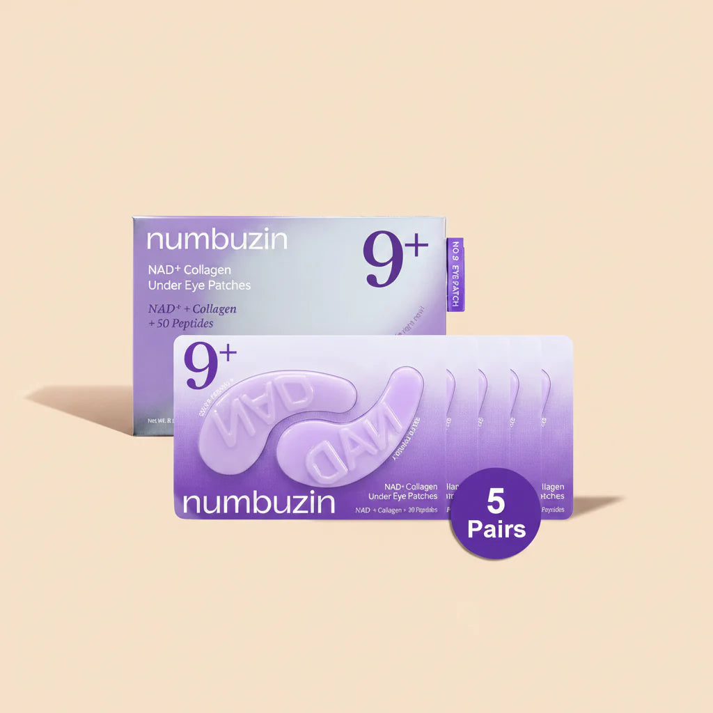 numbuzin - No.9 NAD+ Collagen Under Eye Patches