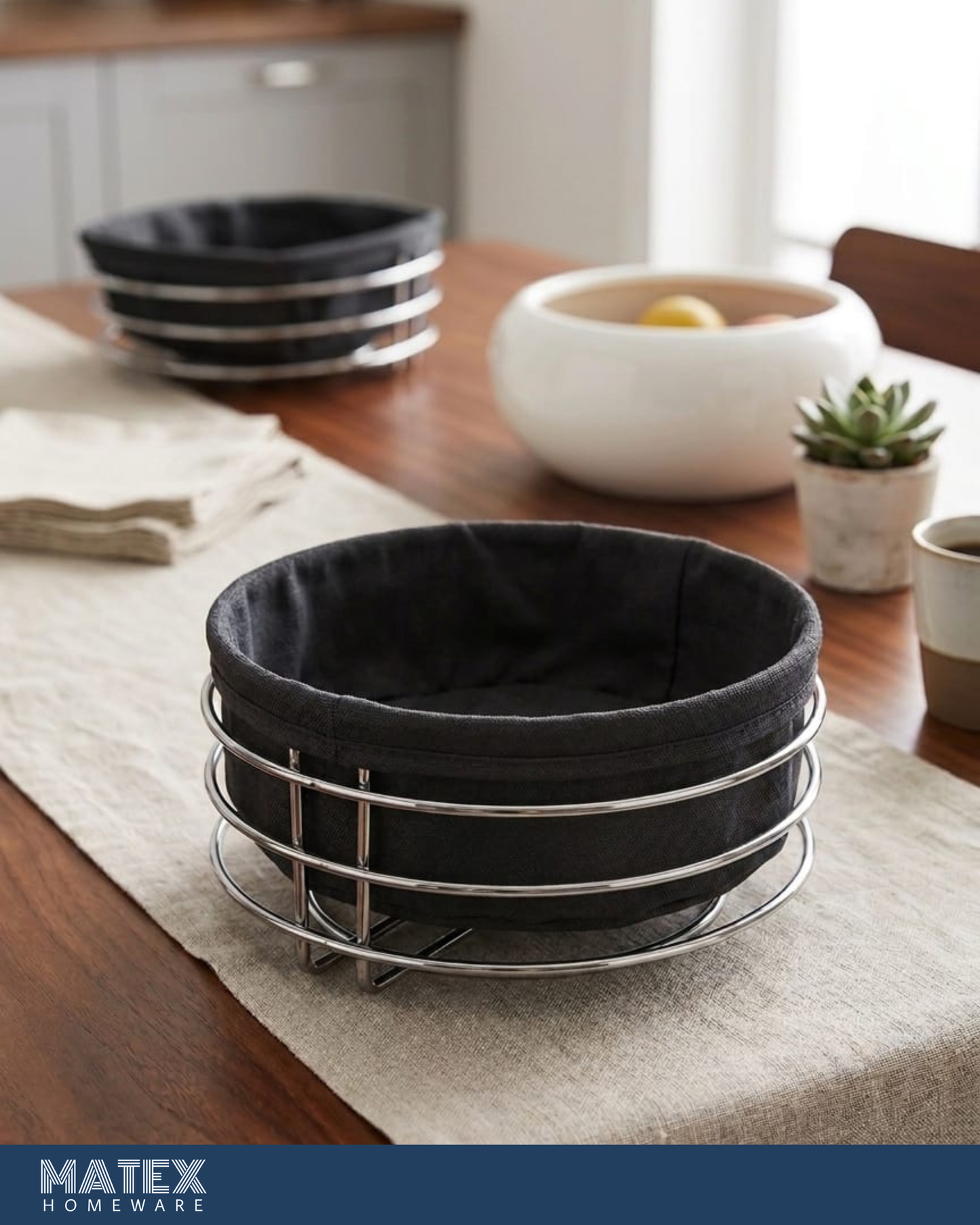 Stainless Steel Storage Basket -20cm