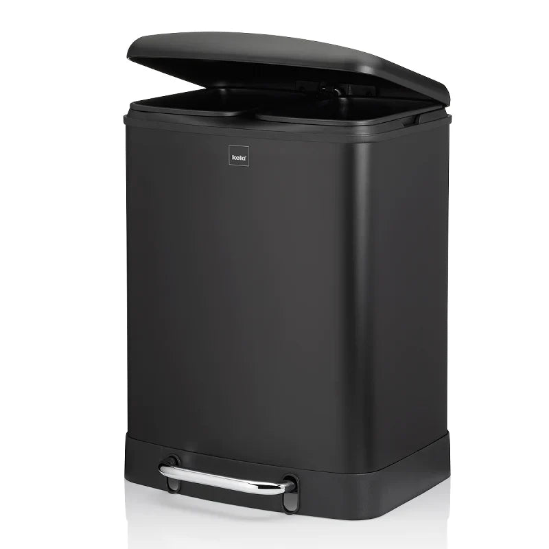 kela Rubbish separator Davino Black - 24 L