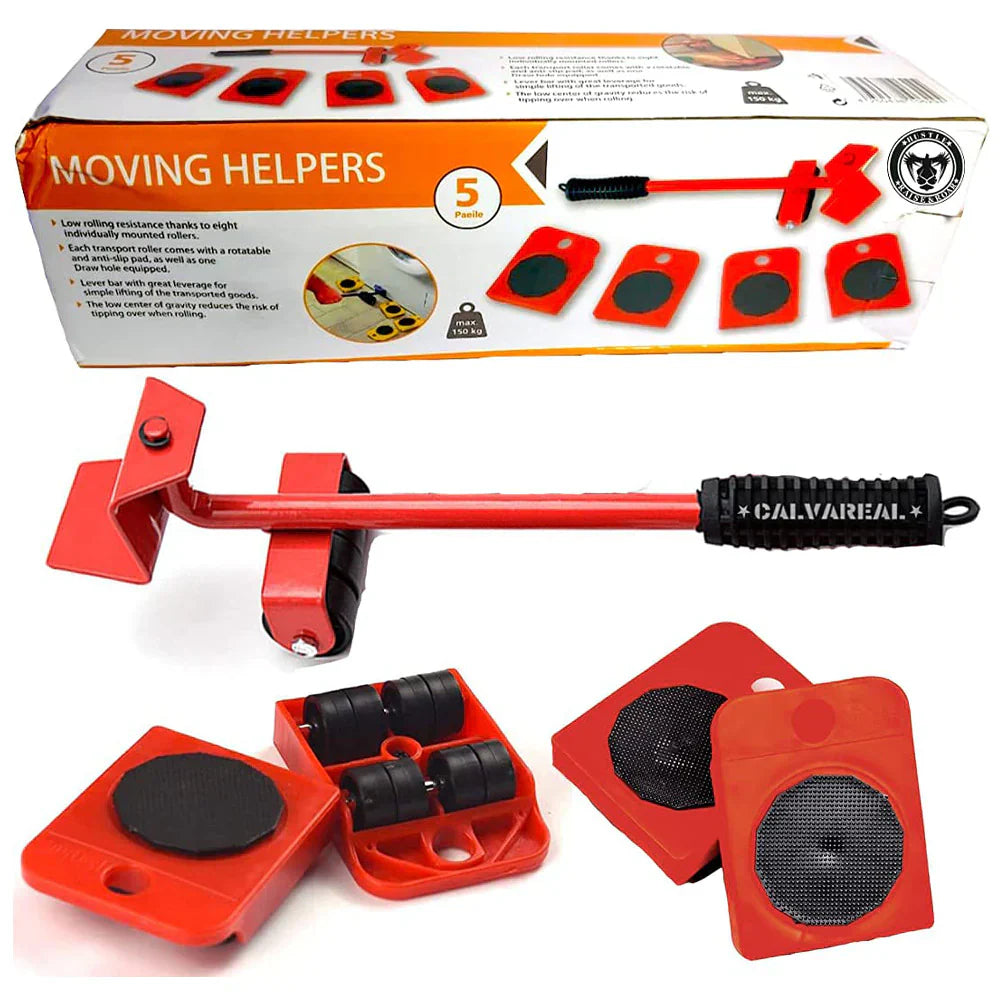Easy Lifter Tool Moving Helpers System With 4 Wheel Sliders - Medaid International