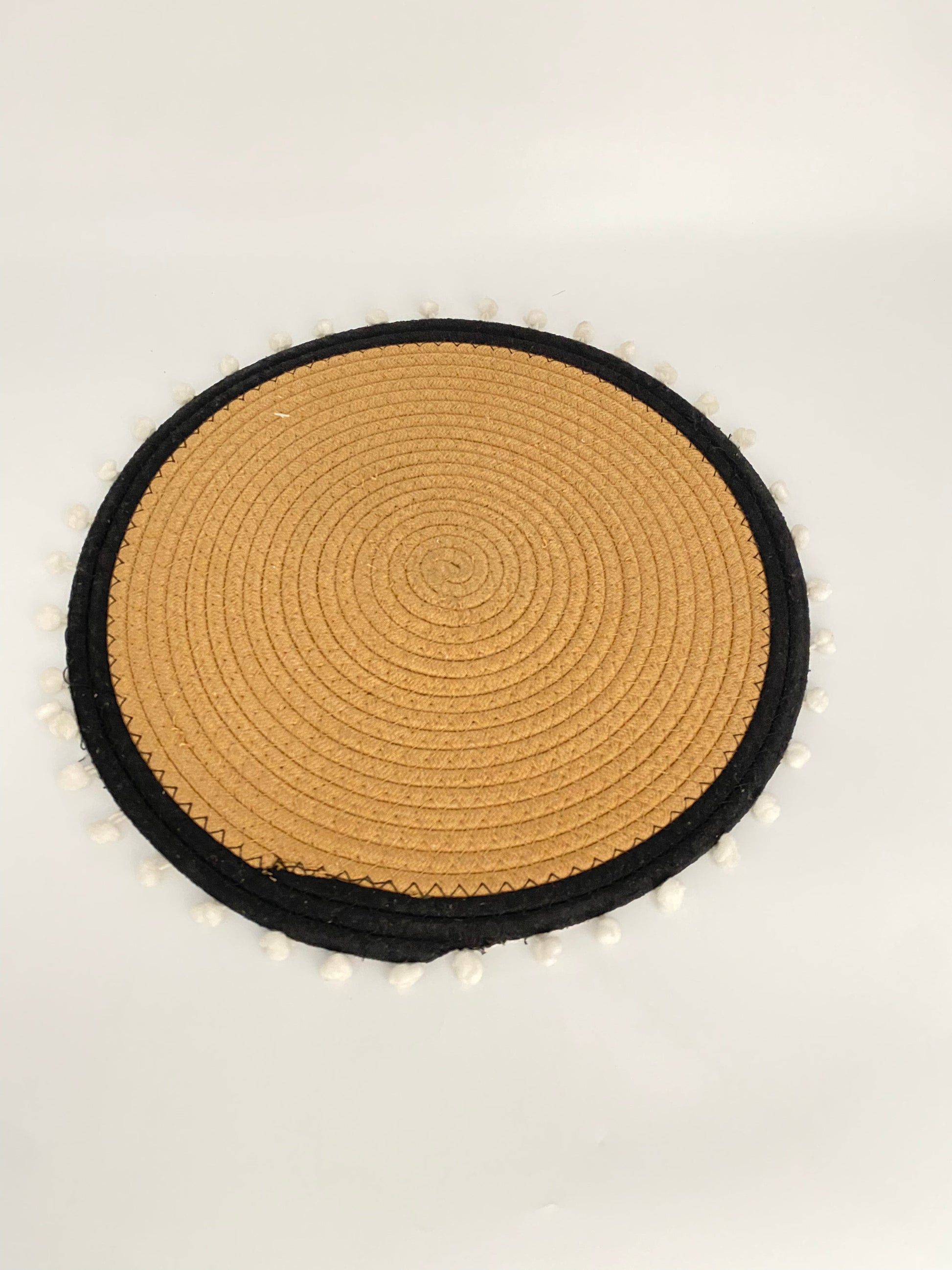 Round Linen Table Mat