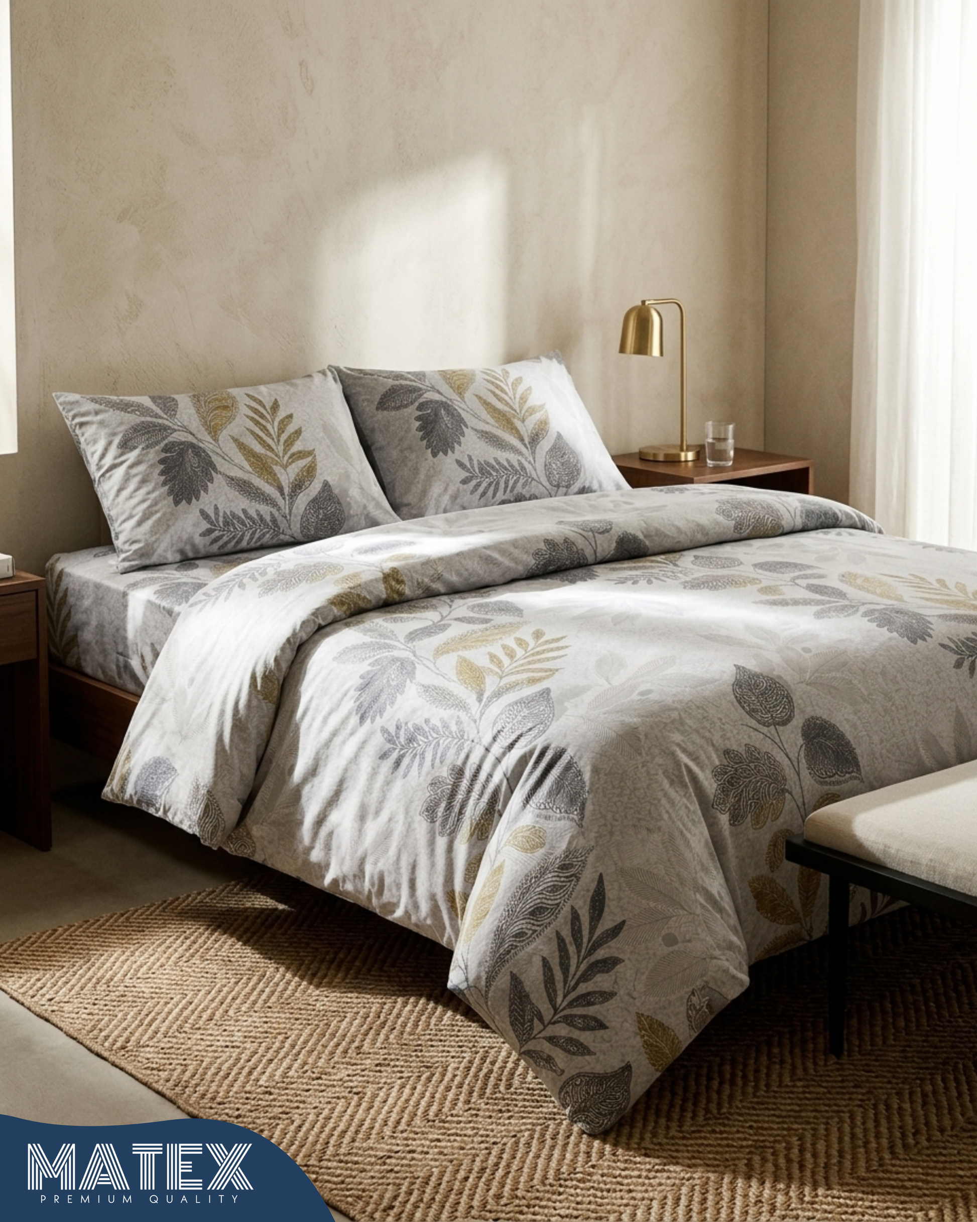 Single size DustyGarden Ultra Full Bed set (3pcs)