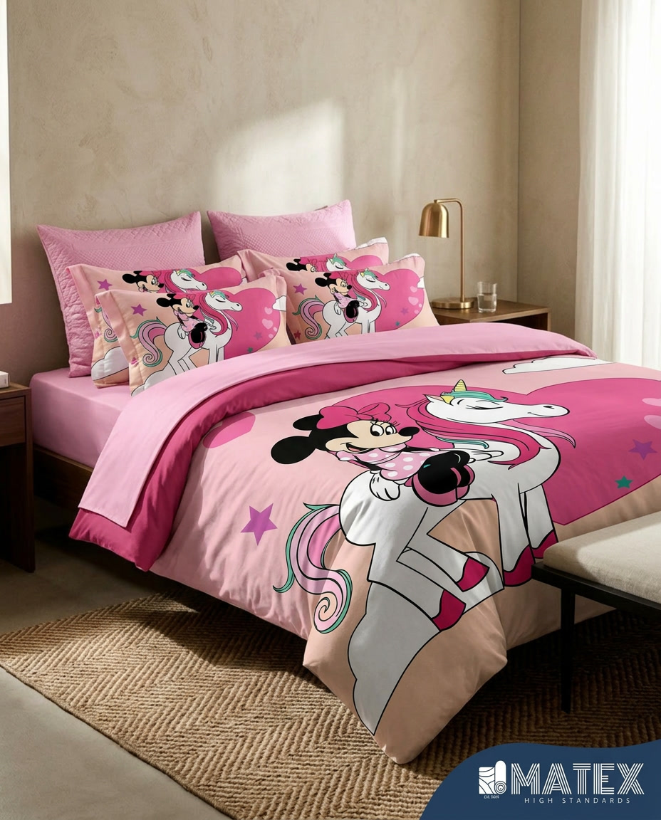 Single size Minnie Bed set 130 GSM (3 pcs)