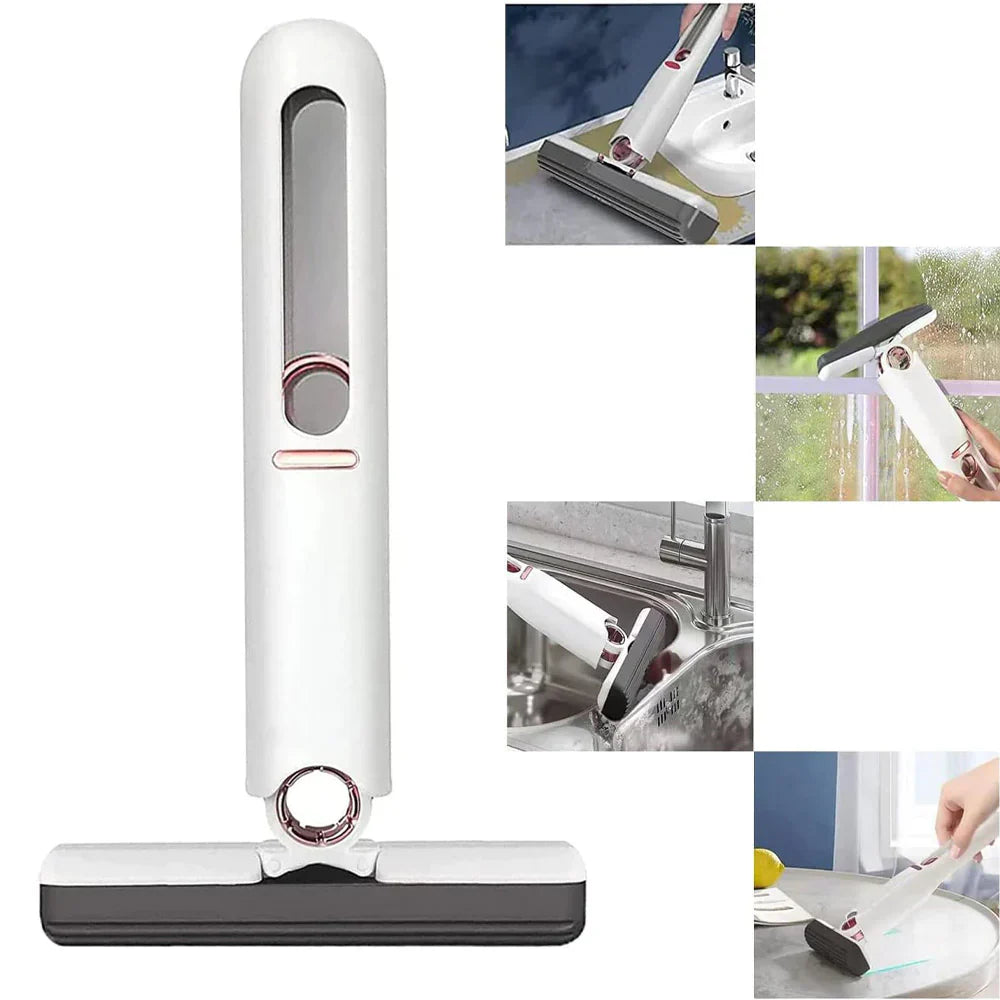 Portable Mini Mop Self-Squeeze Mini Mop For Small Spaces Wet And Dry - Medaid International