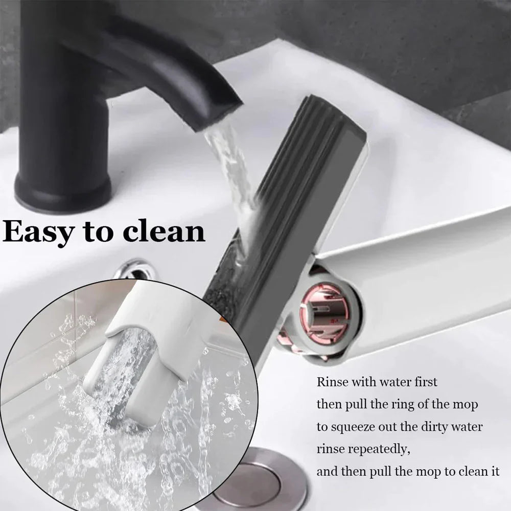 Portable Mini Mop Self-Squeeze Mini Mop For Small Spaces Wet And Dry - Medaid International