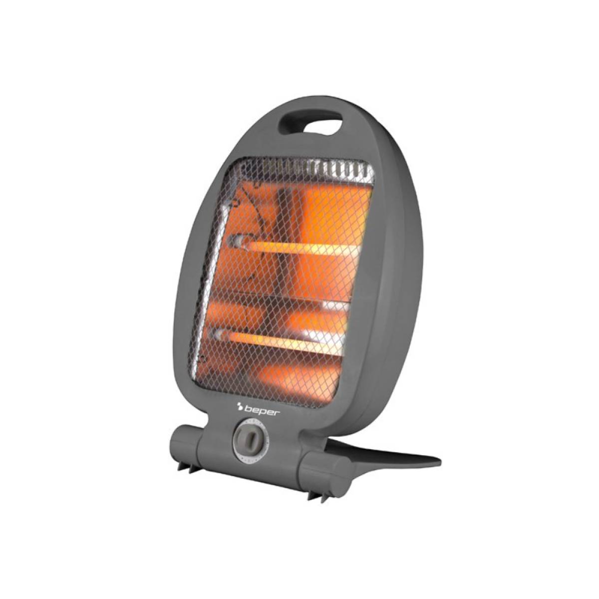 Beper Quartz Heater 400-800w, Fast Heating, 2 Power Levels, 2 Heating Elements, Eco-function, Auto-off, P203pan004 - Medaid International