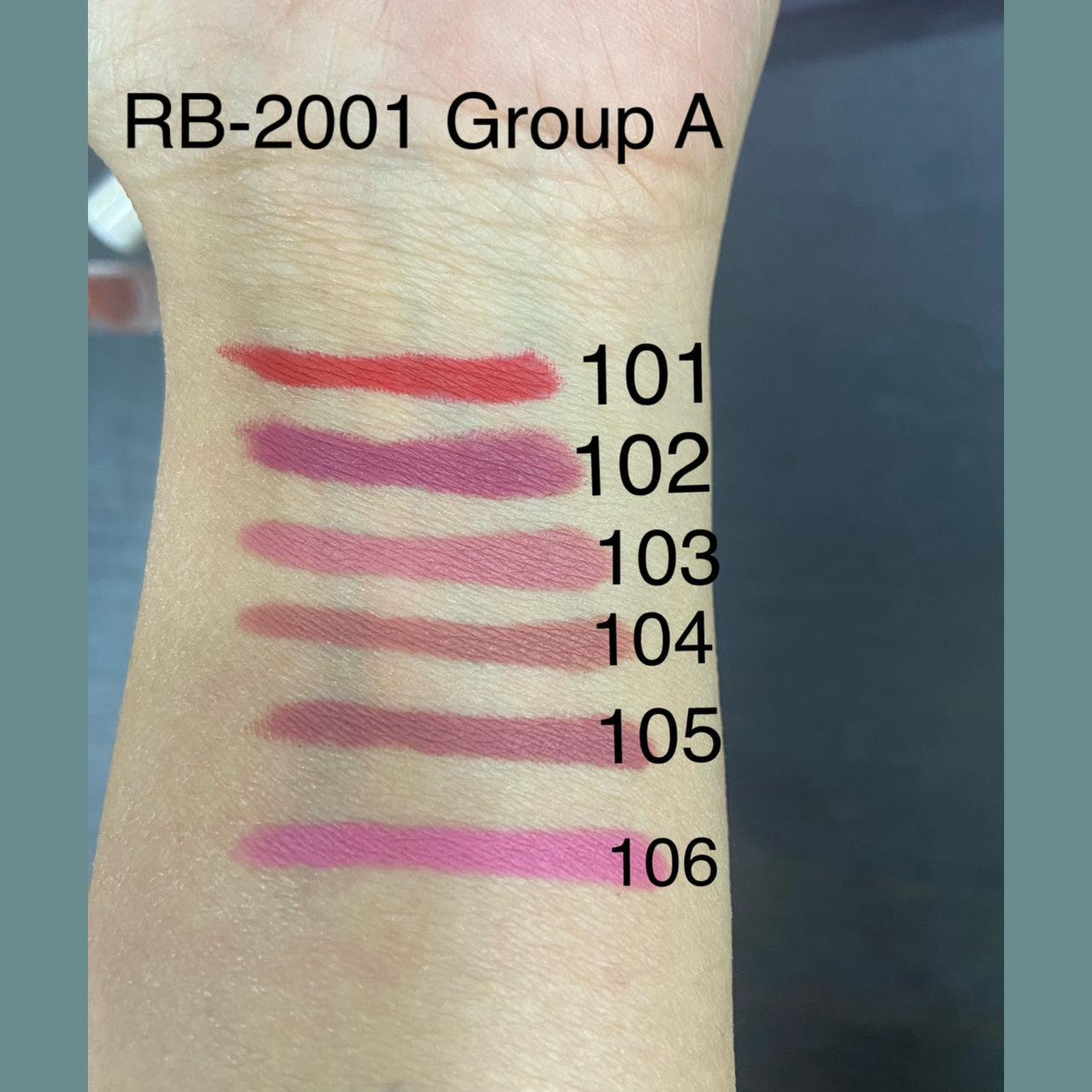 Ruby beauty matte lipstick non-transfer RB-2001 - Medaid International