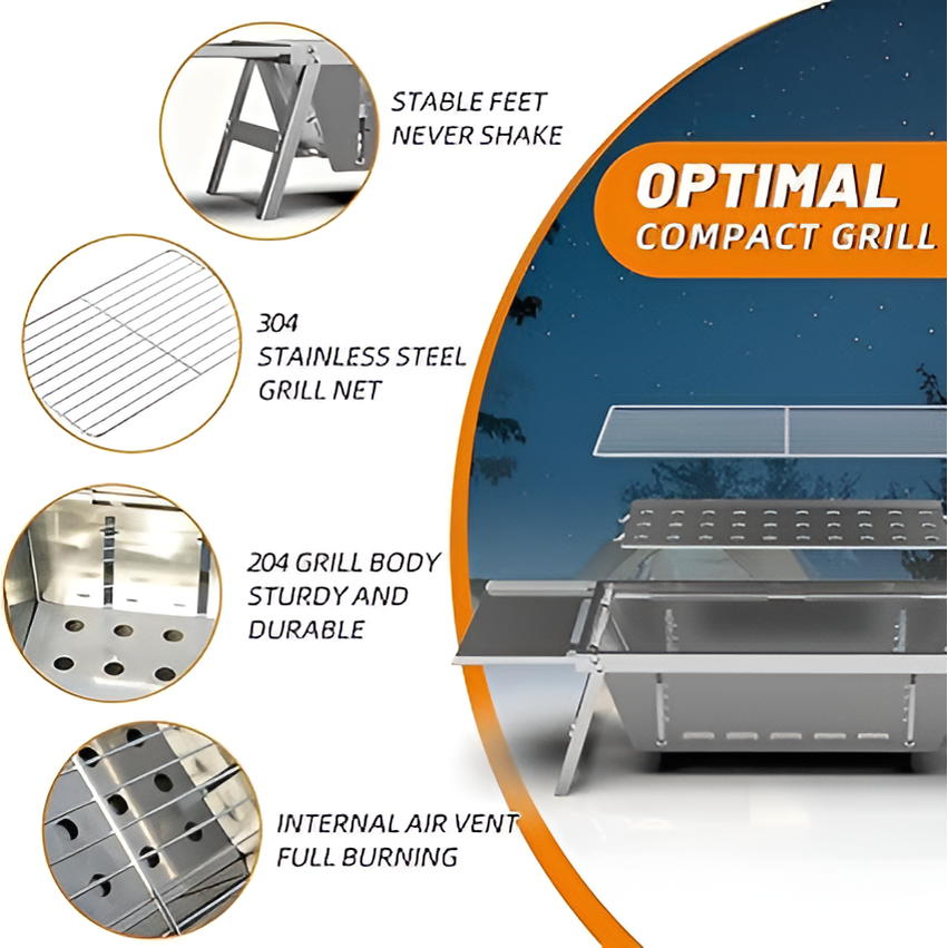 Foldable Barbecue Grill