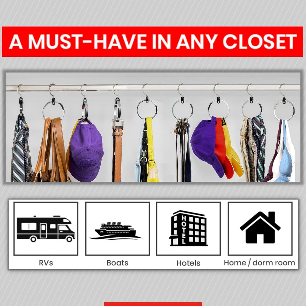 Spin Easy Closet Organizer