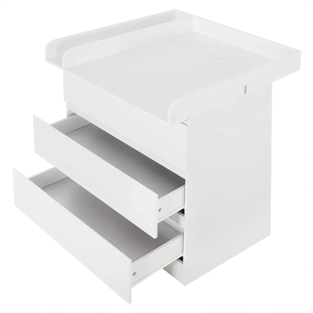 WOLTU Changing Table, Chest of 3 Drawers WT004