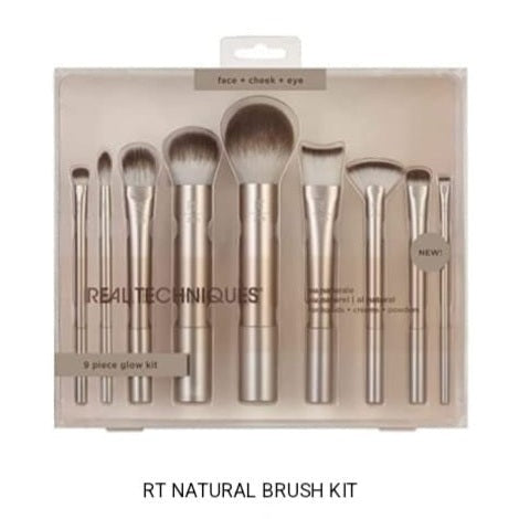 REAL TECHNIQUE GLOW KIT SET OF 9 BRUSHES