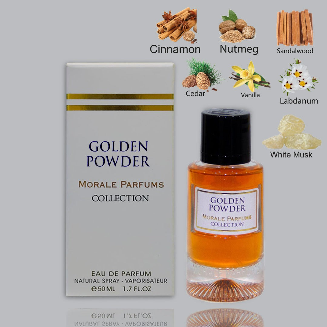 Morale Parfums Collection -  Golden Powder 50ml 20% OFF - Medaid International