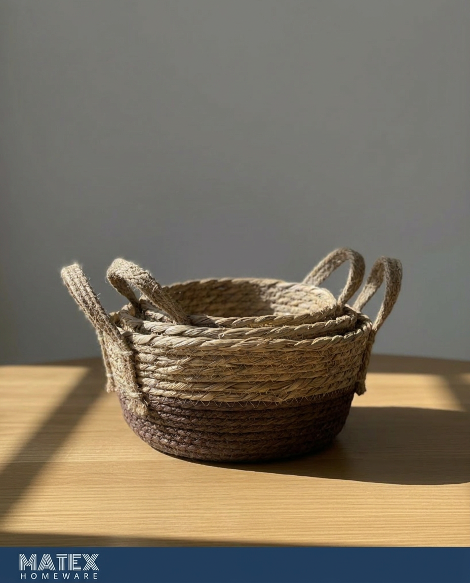 Woven Handmade Jude Basket Set (3pcs)