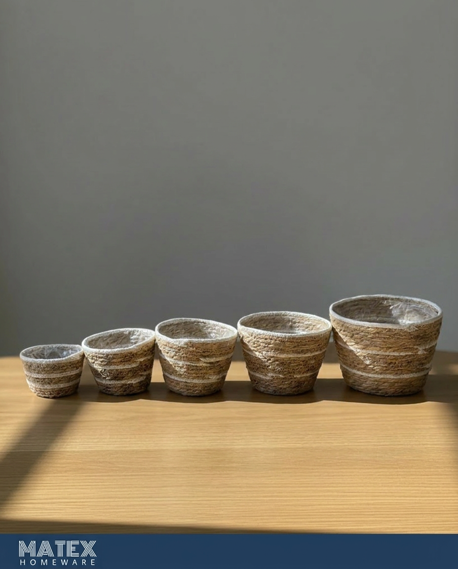 Woven 5pcs Basket Set