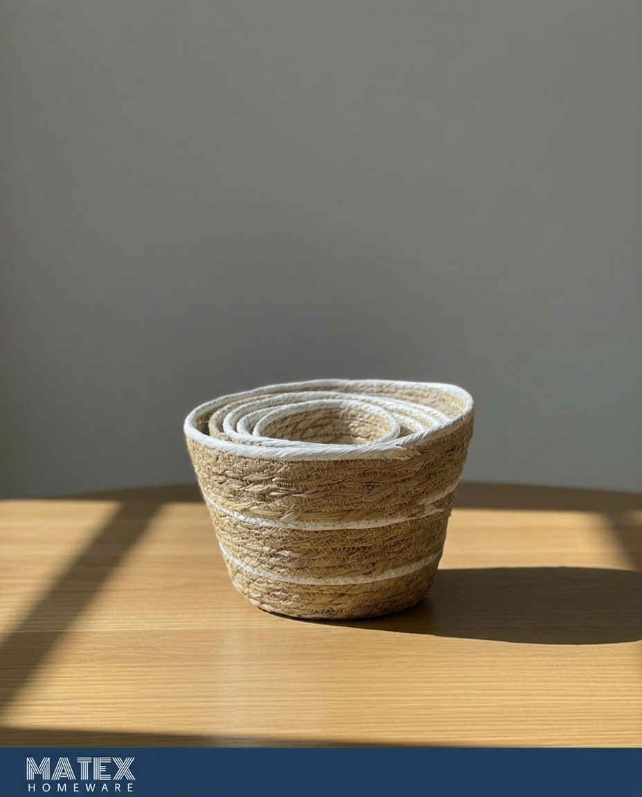 Woven 5pcs Basket Set