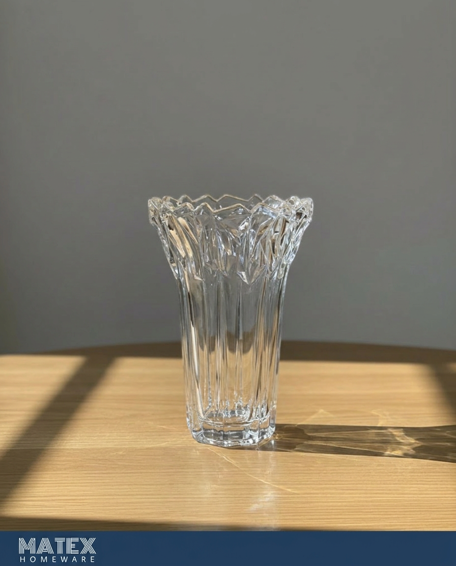 Crystal Bloom Glass Vase