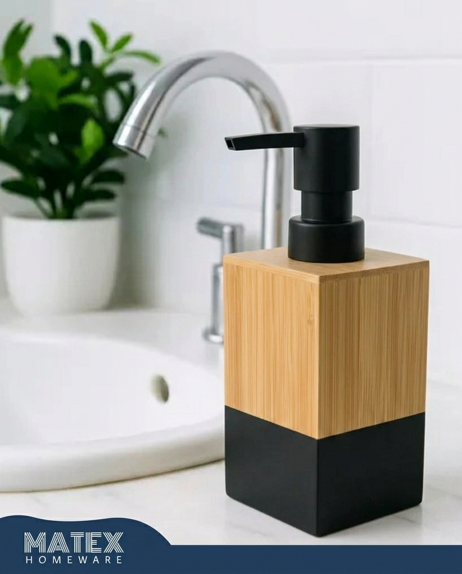 Bamboo Liquid Soap Dispenser 450ml