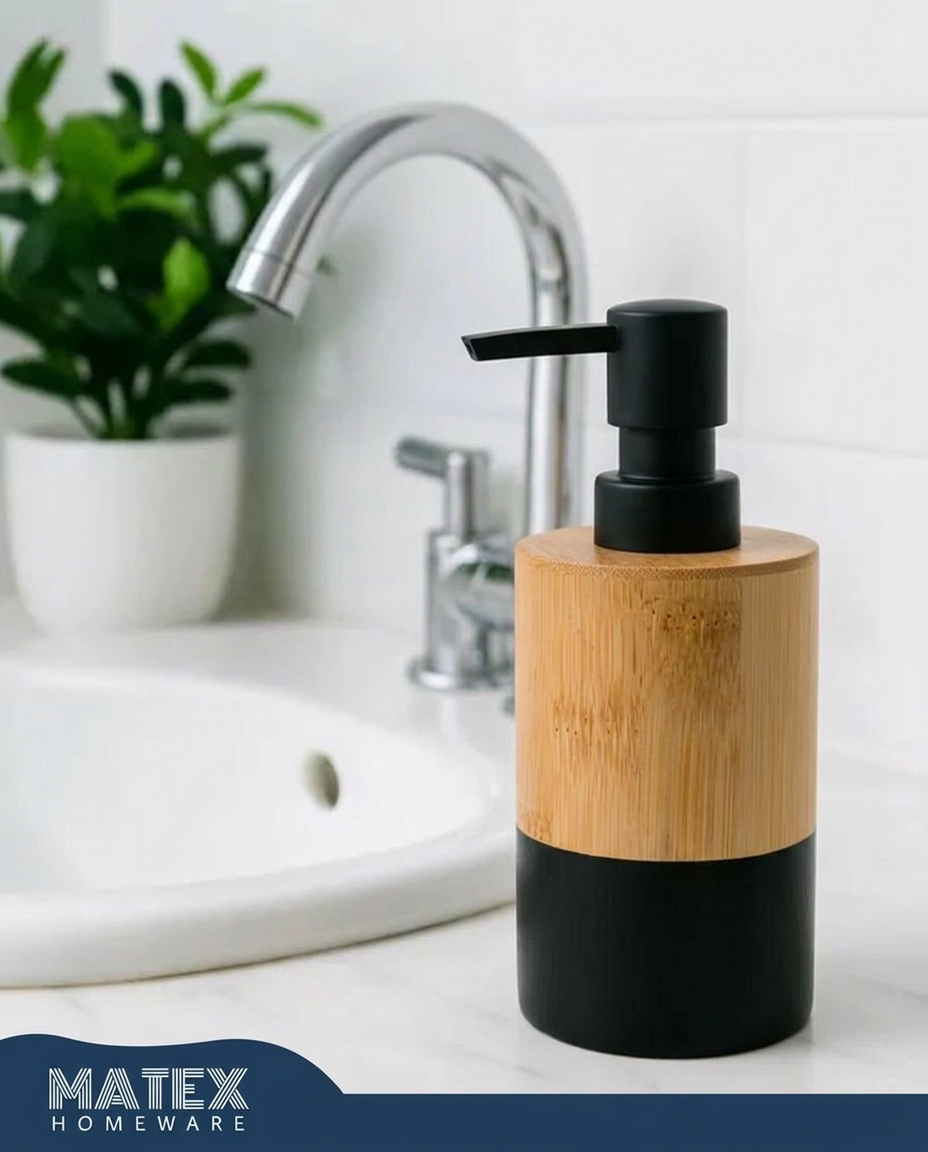 Bamboo Liquid Soap Dispenser 450ml