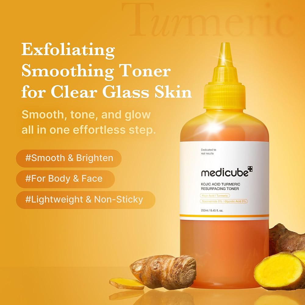 medicube Kojic Acid Turmeric Resurfacing Toner for Face
