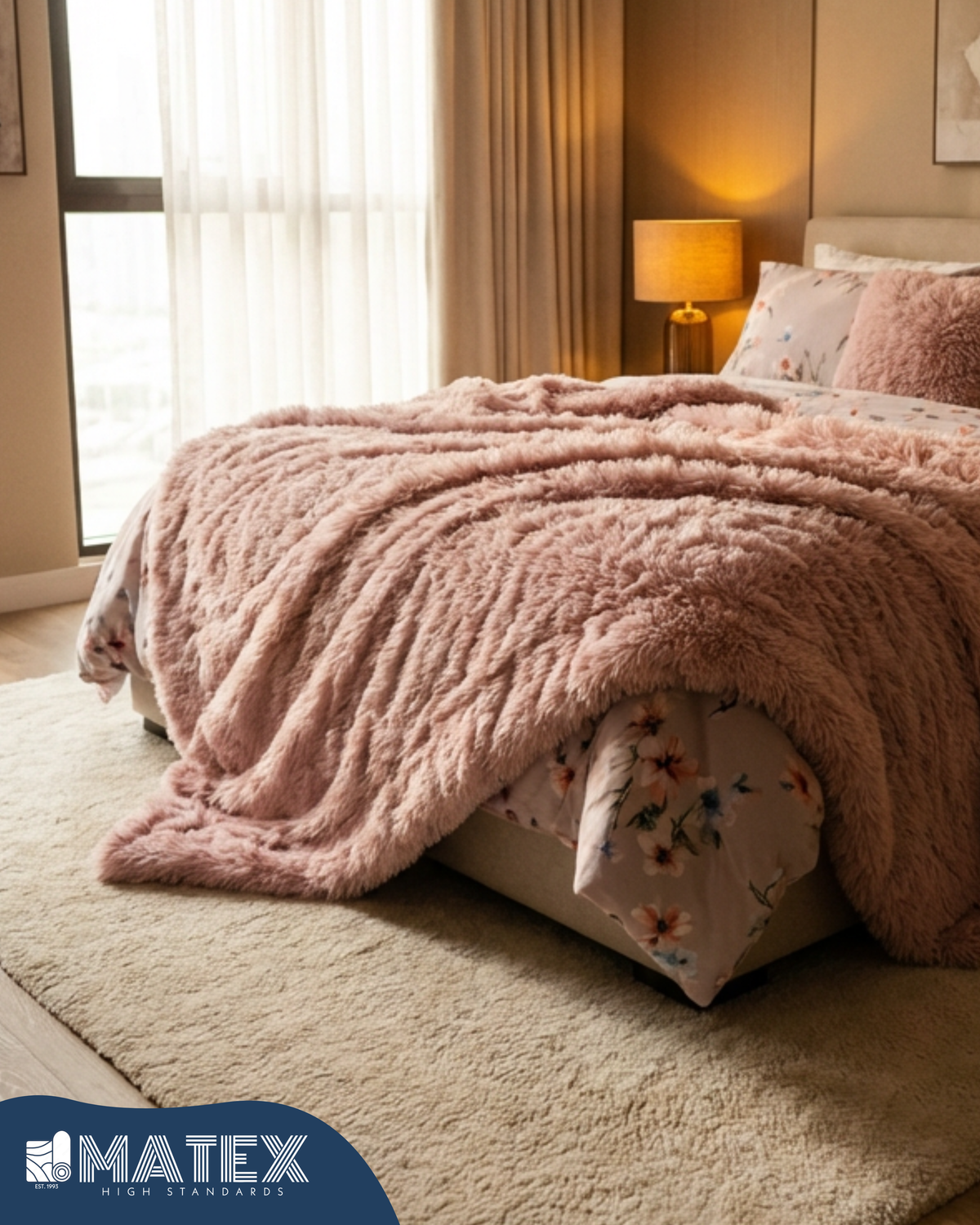 Single Cloud PalePink FluffyLuxe Comforter
