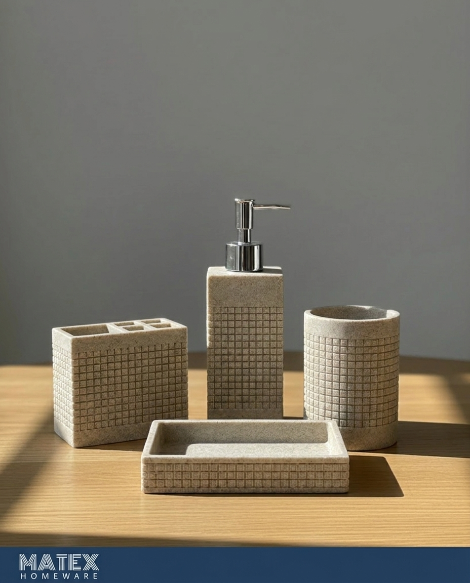 MetroStone Bath Set (4pcs)