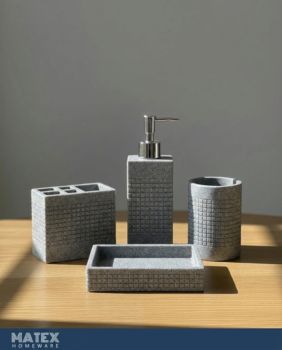 MetroStone Bath Set (4pcs)