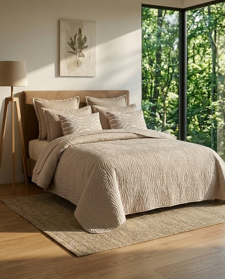 WhisperWave Bedspread Set (6pcs)
