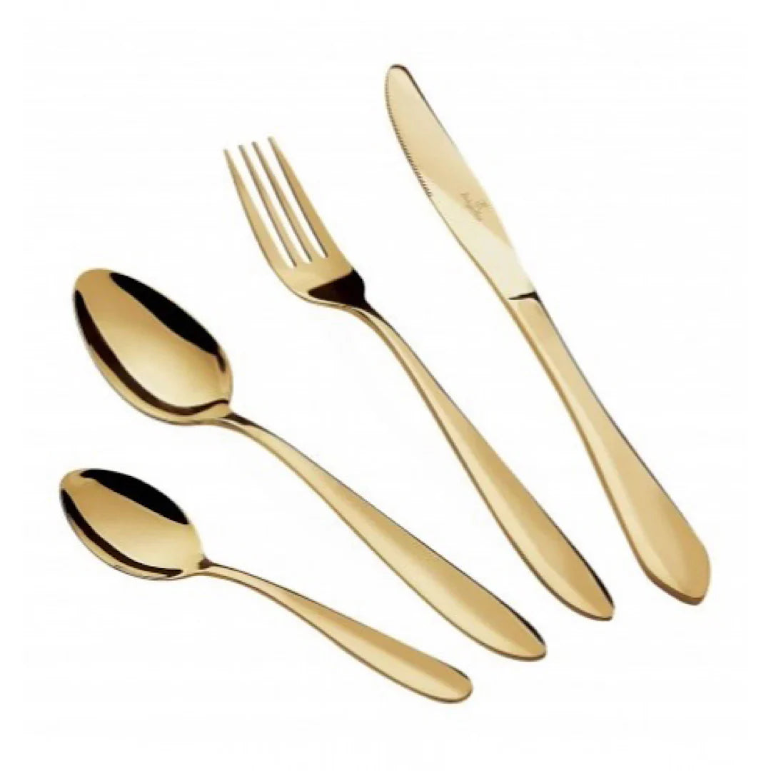 Berlinger Haus 24-Piece Cutlery Set, mirror, Yellow Gold