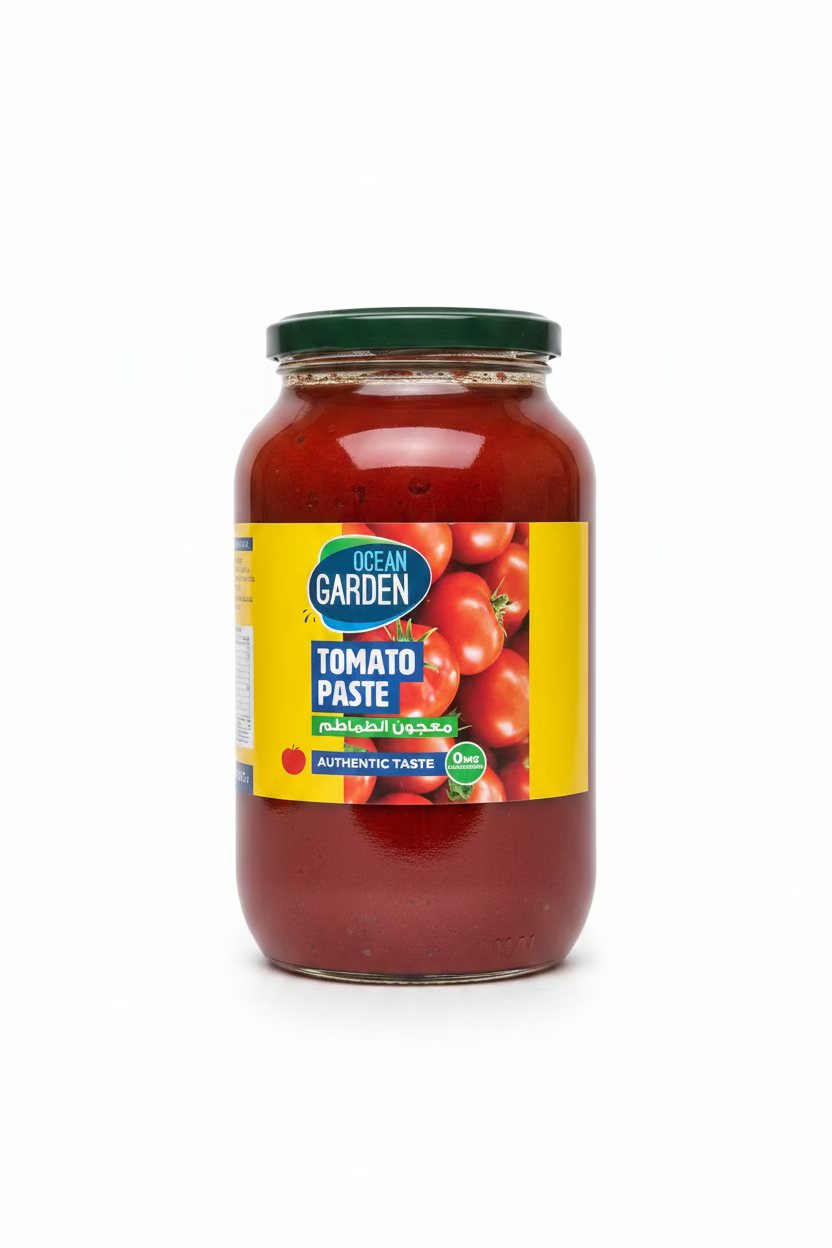 Ocean Garden Tomato Paste Glass Jar 1.3kg | Ocean Garden In Lebanon
