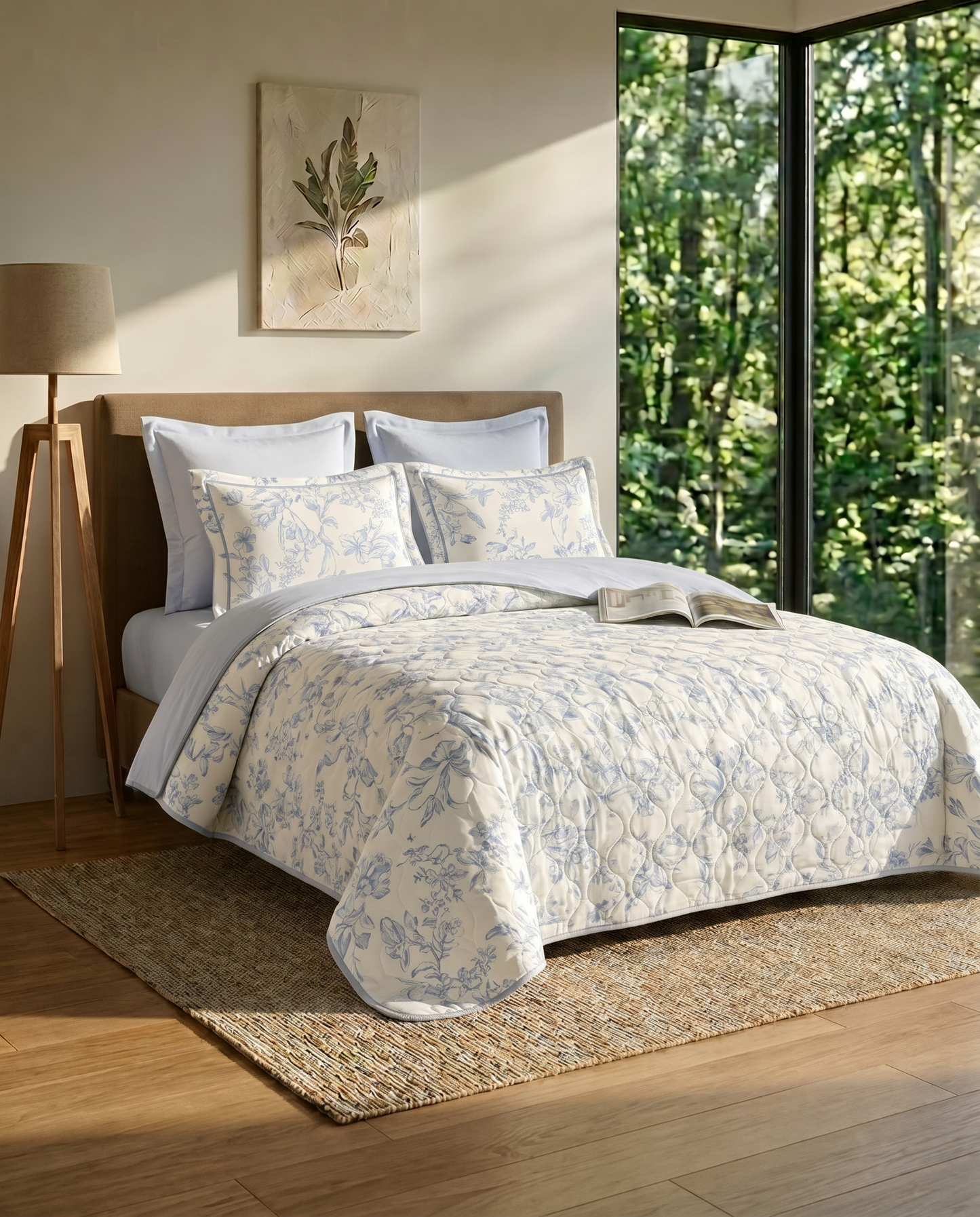 Bleuvelle Pure Cotton Coverlet