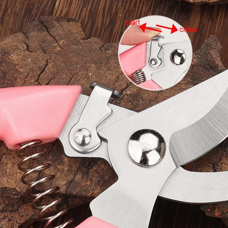 Gardening Scissors With  Safety Lock