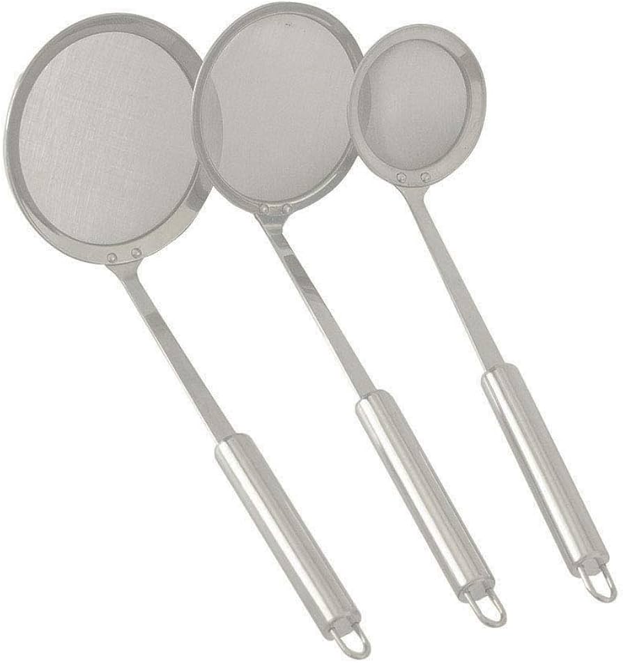Hot Pot Fat Skimmer Spoon - Stainless Steel Mesh Food Strainer for Oil Filter Skimming Grease &  Foam