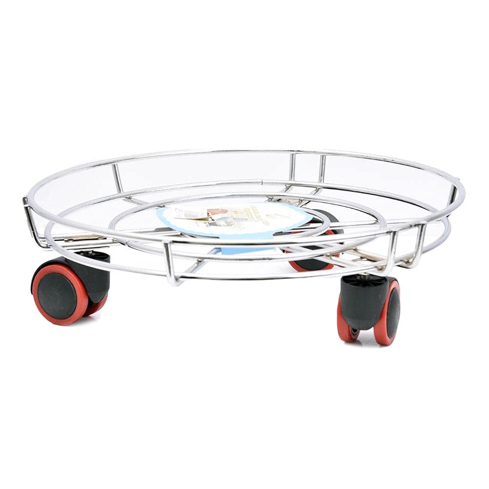 Gas Stand - Stainless Steel  With Three Wheels