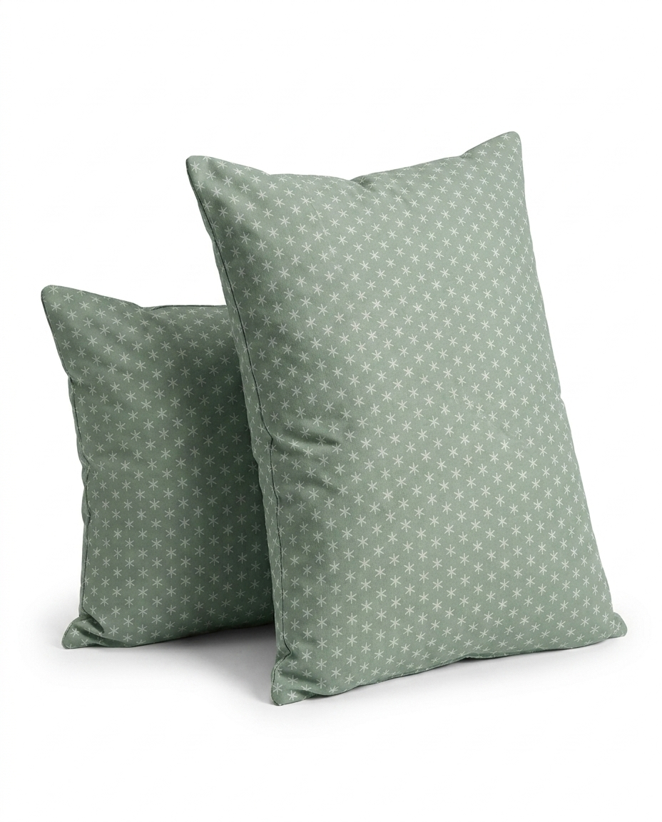 Burberry Sage Star Cotton Pillow Case (2pcs)