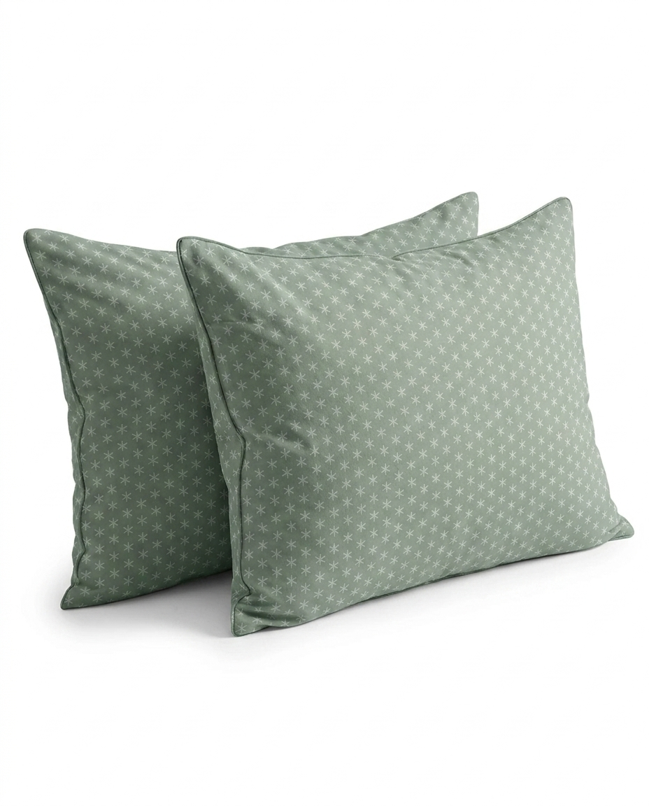 Burberry Sage Star Cotton Pillow Case (2pcs)