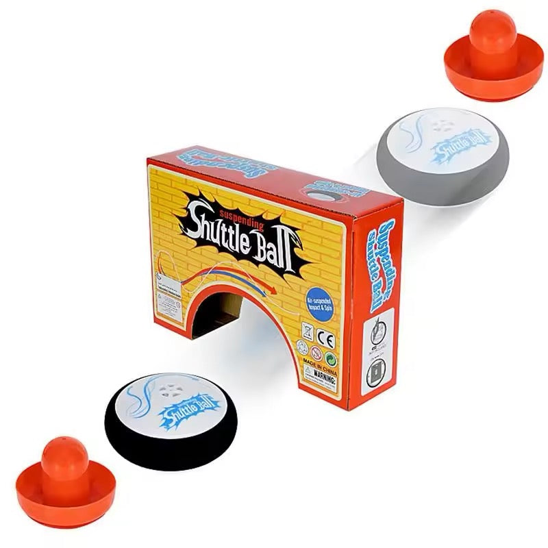 Air Hockey Hover Puck Mini Electric Floating Hockey With 2 Blue Air Hockey Pushers - Medaid International