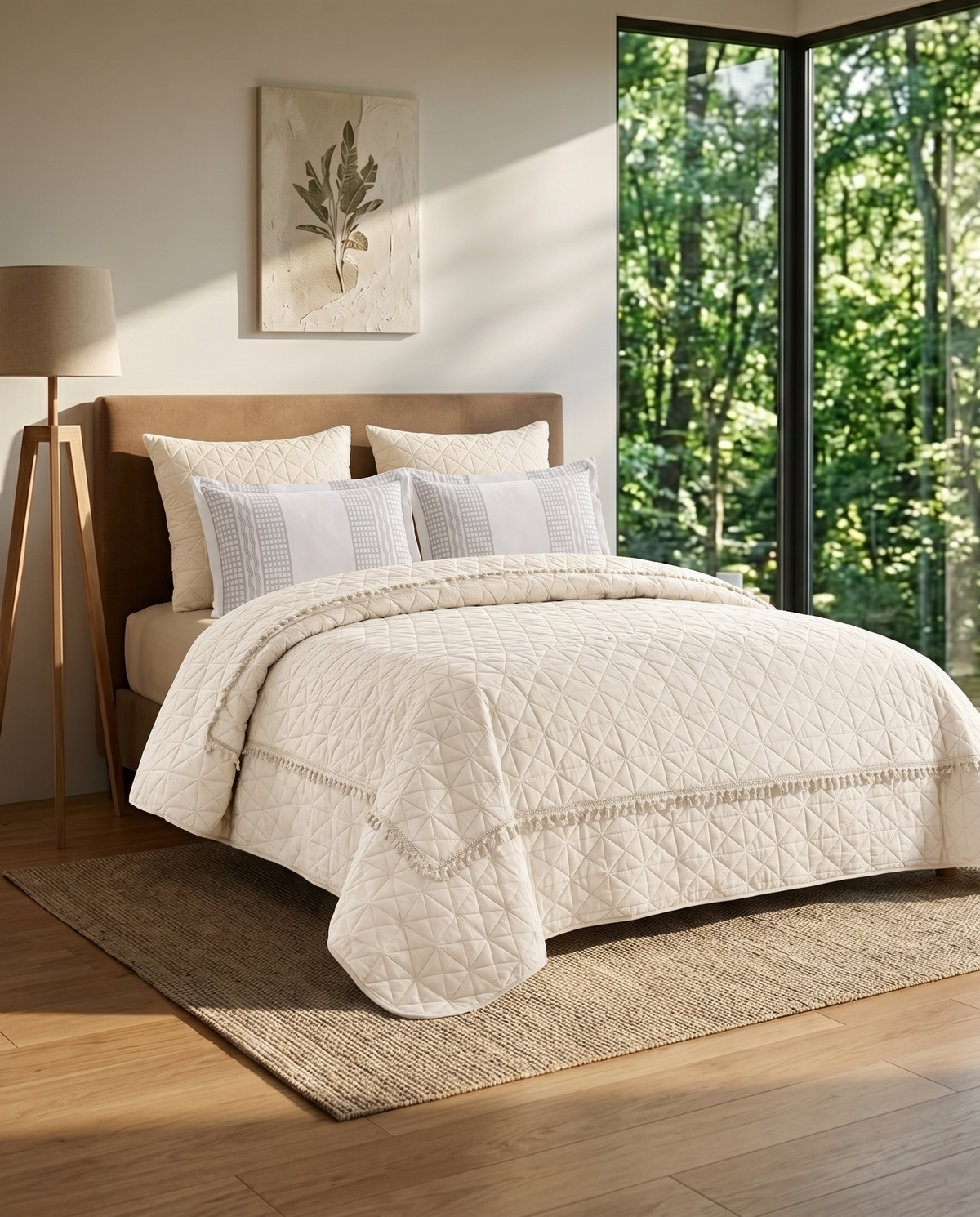 Couture Tassel Bedspread (6pcs)