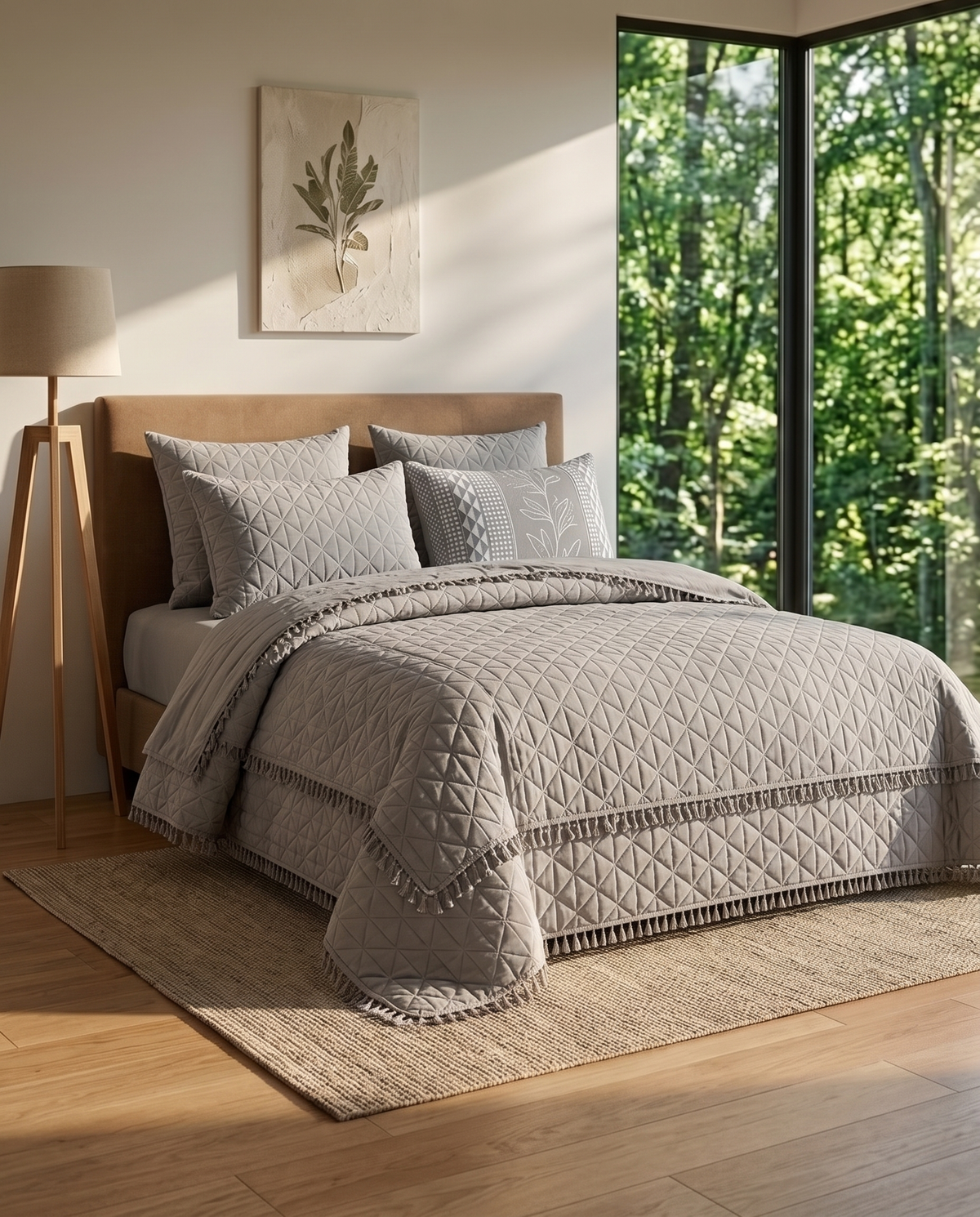 Couture Tassel Bedspread (6pcs)