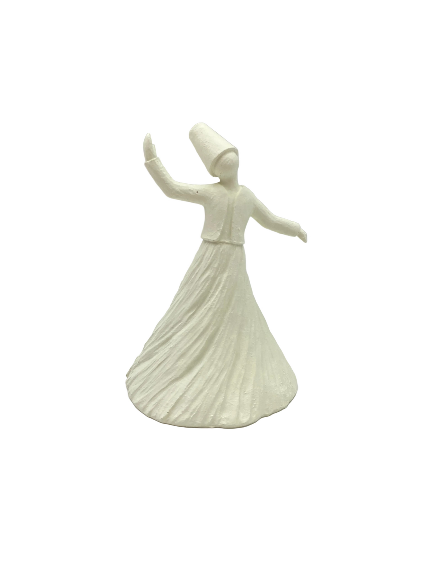 Ivory Dancing Mawlawi Porcelain  Decoration Ornament