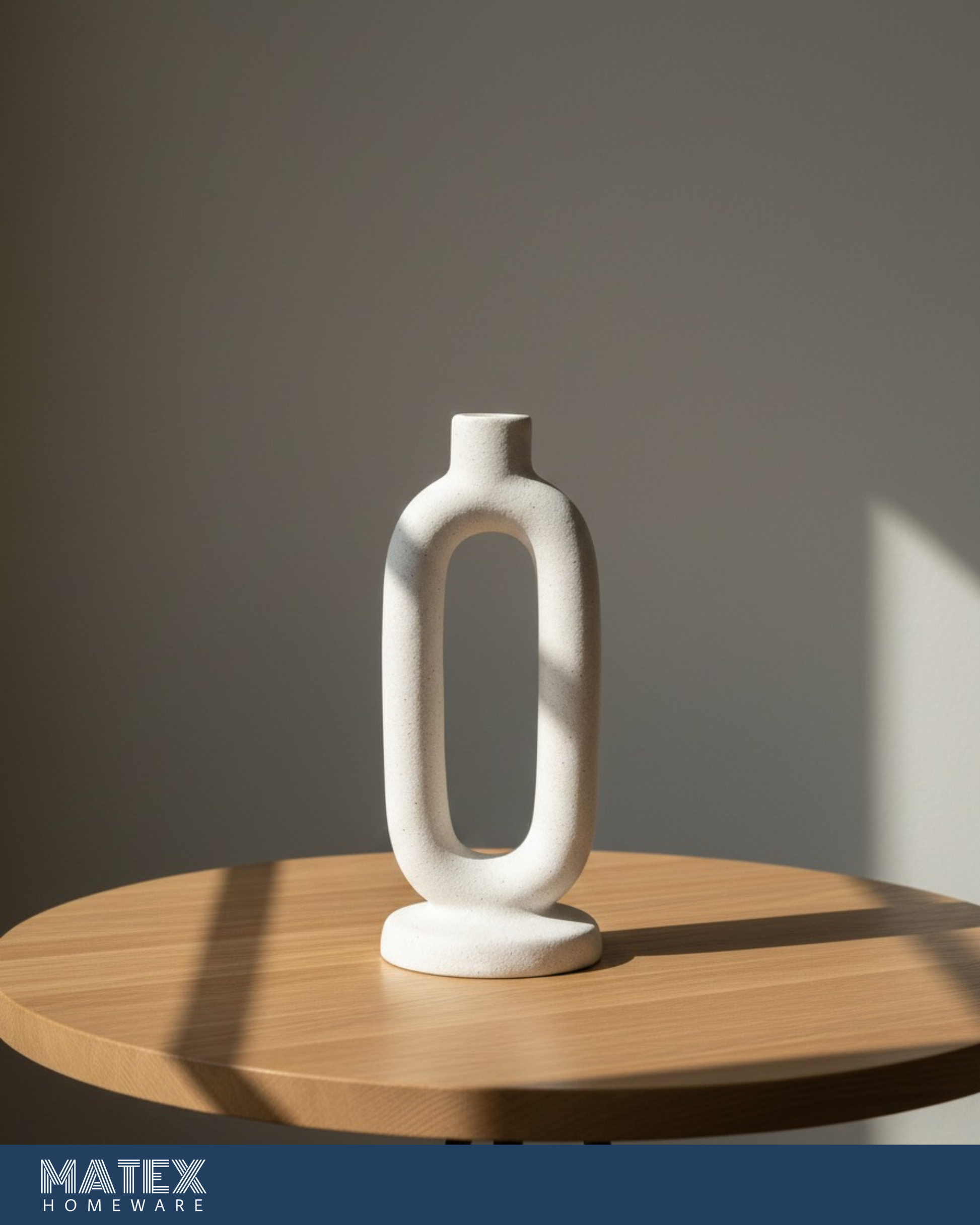 Nordic Loop Ceramic Vase