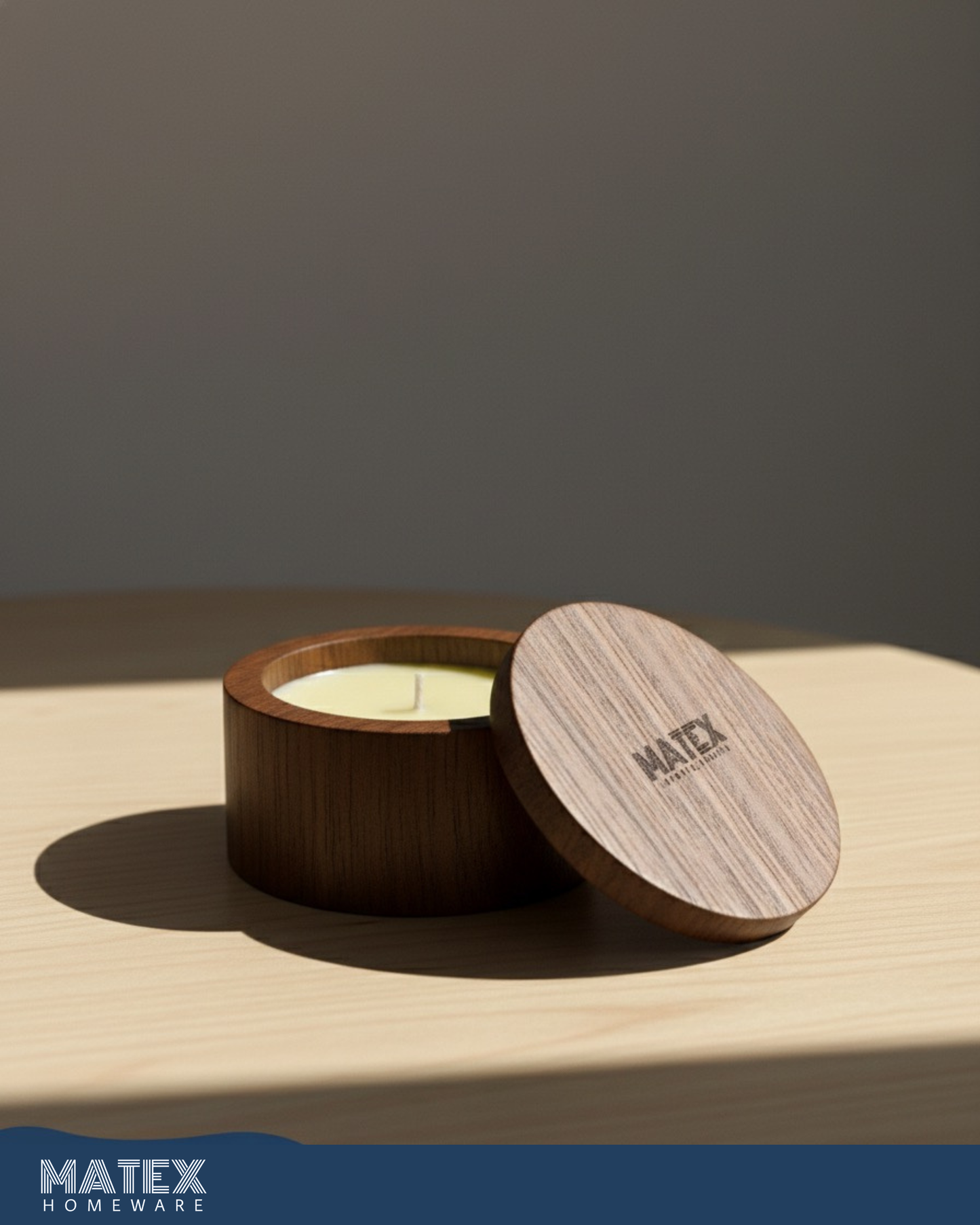 MATEX® Candle Mahogany wood - Scented