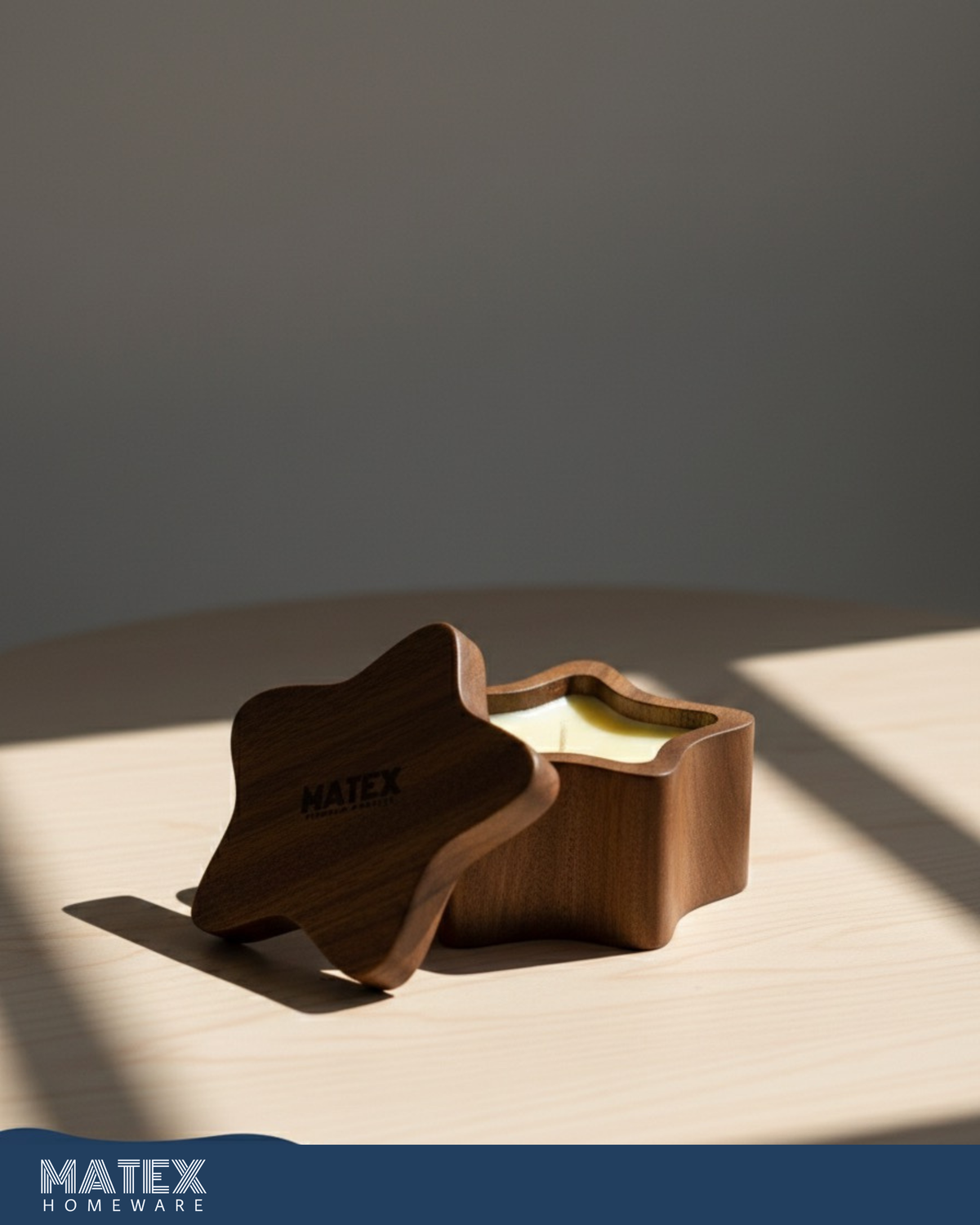 MATEX® STAR Candle Mahogany wood - Scented