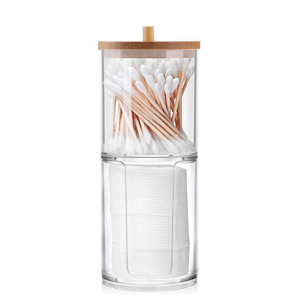 Round Cotton Swabs Holder 2 Pcs