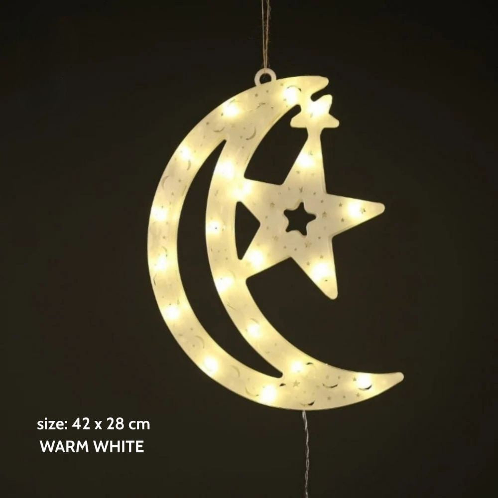Ramadan Decoration Moon With Stars
