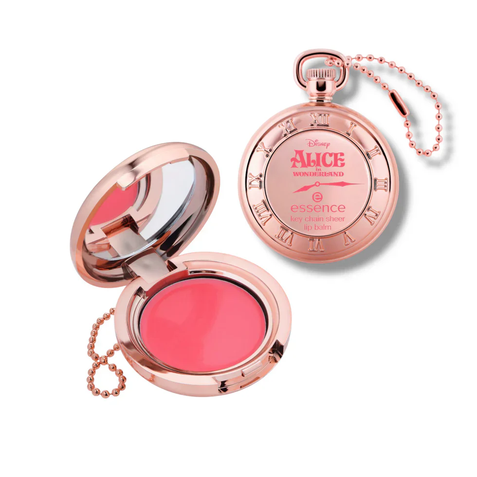 Essence Disney Alice in Wonderland Key Chain Sheer Lip Balm