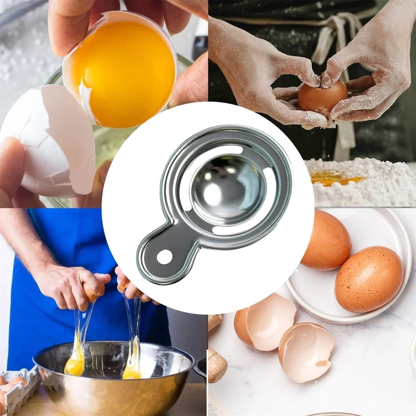 Stainless Steel  Steel Egg Separator