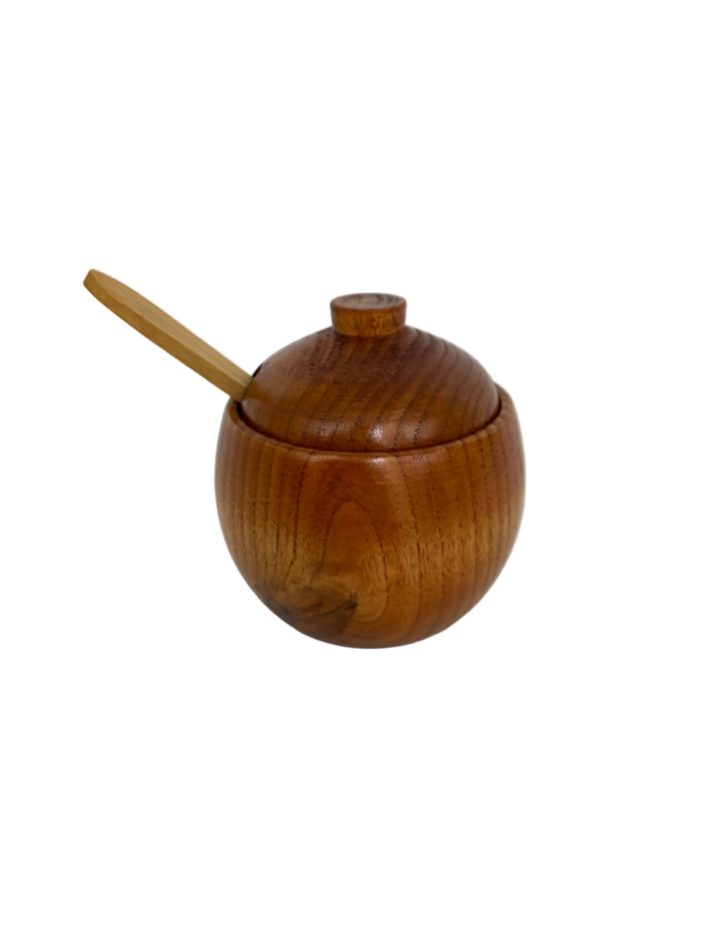 Wooden Sugar Pot