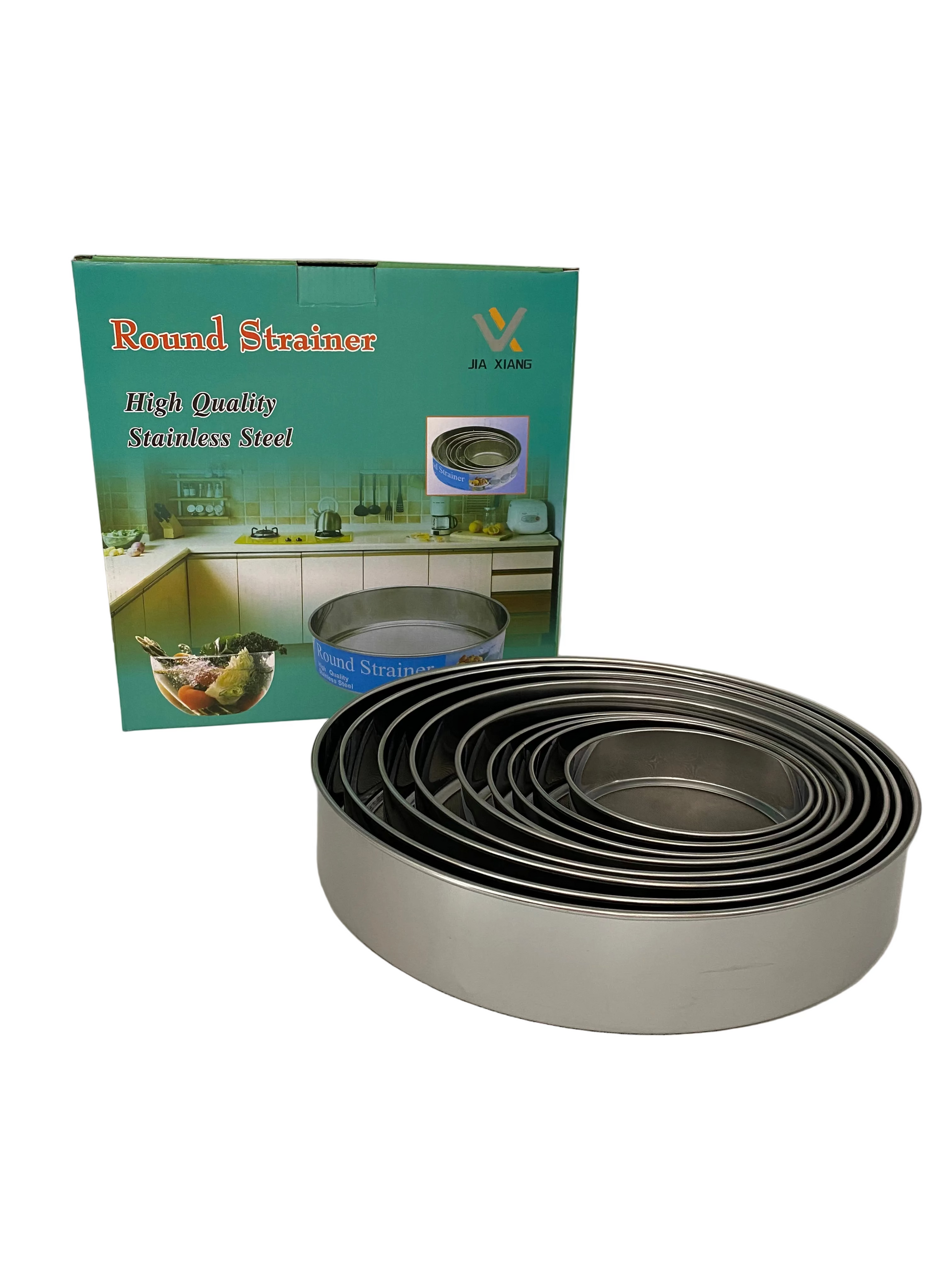 9 Pcs Round Strainer Set