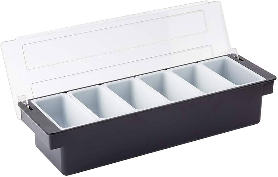 6 Compartments Snack Tray
