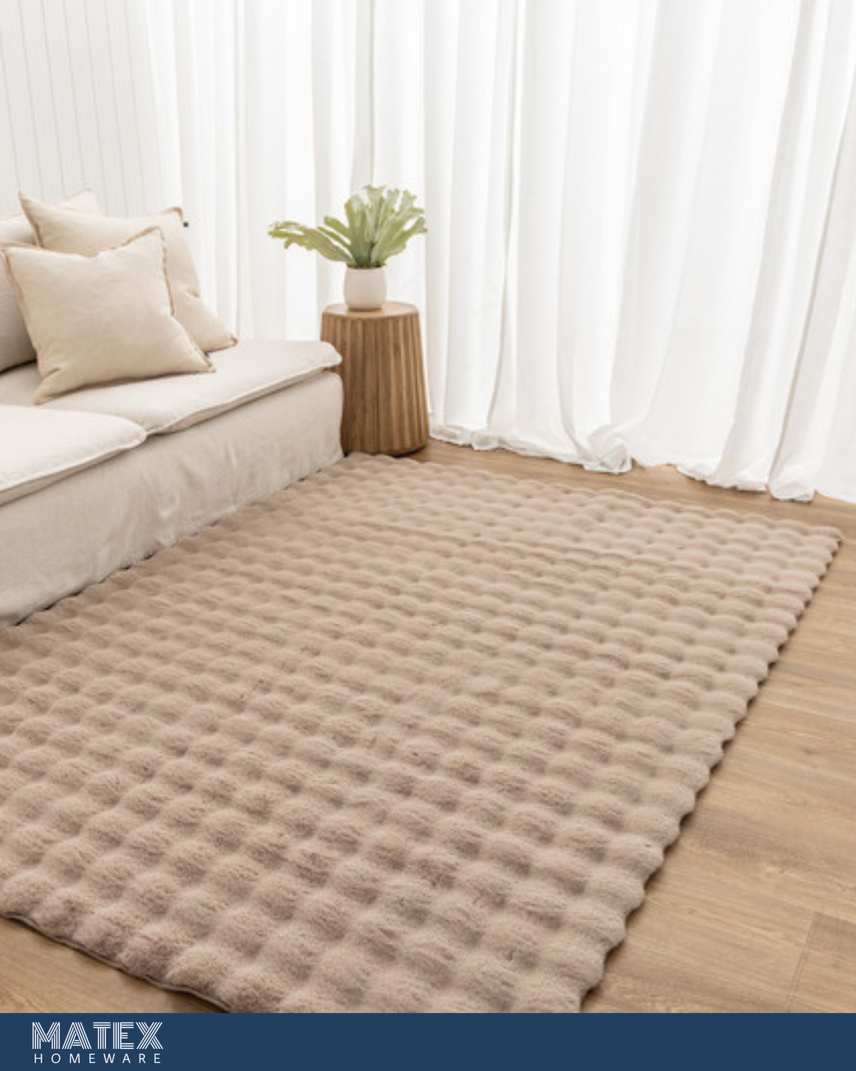 Premium Bubble Fur Rug 160x230 cm